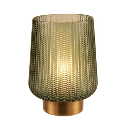 Paulmann 48136 - LED-1xE27/0,8W Bordlampe GLAMOUR 3xAA/4,5V grøn