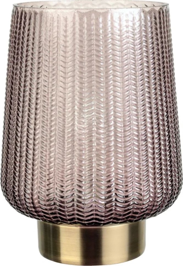 Paulmann 48137 - LED-1xE27/0,8W Bordlampe GLAMOUR 3xAA/4,5V lyserød