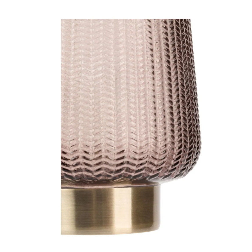 Paulmann 48137 - LED-1xE27/0,8W Bordlampe GLAMOUR 3xAA/4,5V lyserød