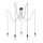 Paulmann 50389 - Pendel NEORDIC 5xE27/20W/230V edderkop