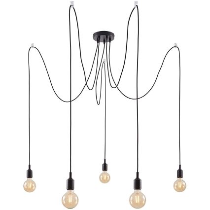 Paulmann 50389 - Pendel NEORDIC 5xE27/20W/230V edderkop