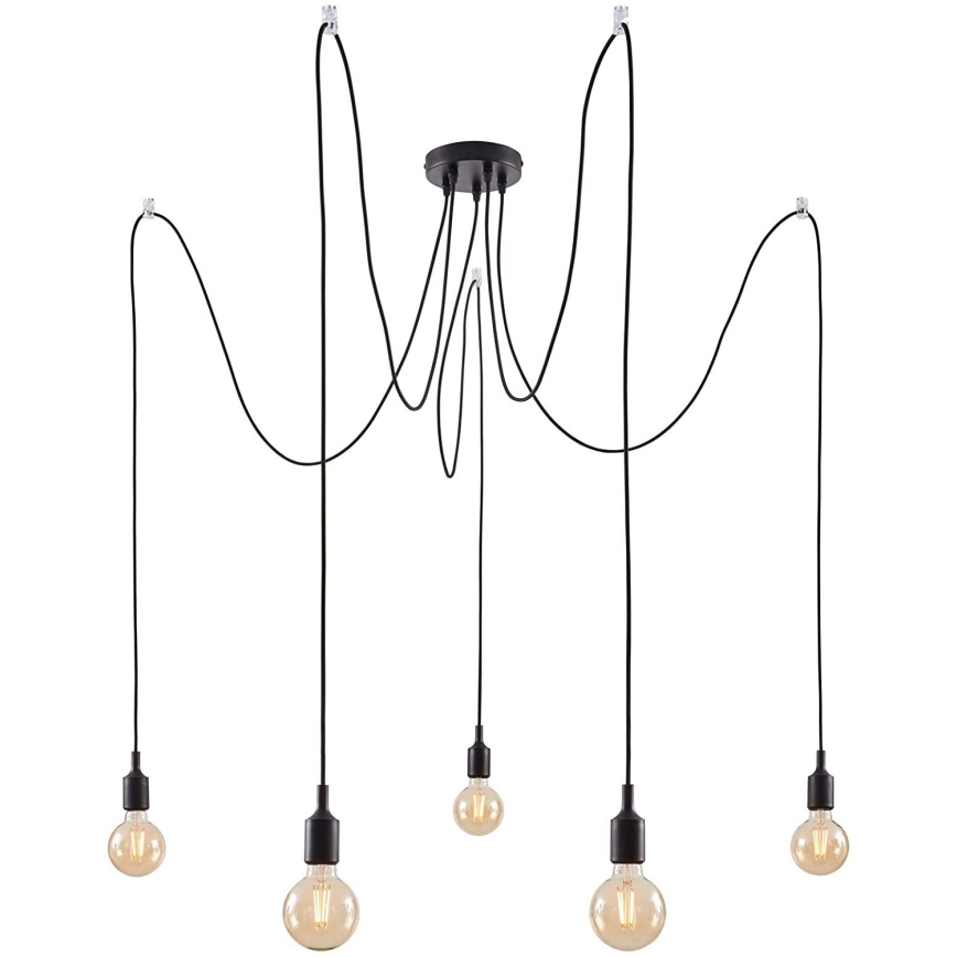 Paulmann 50389 - Pendel NEORDIC 5xE27/20W/230V edderkop