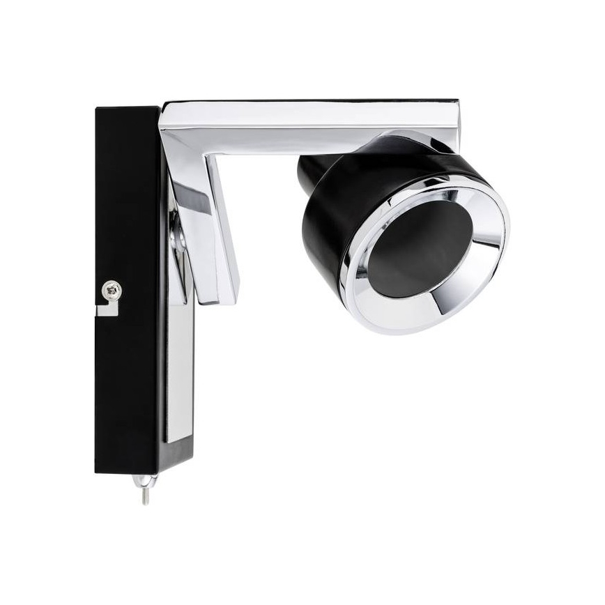 Paulmann 66670 - 1xGU10/10W Vægspotlampe TURN 230V sort