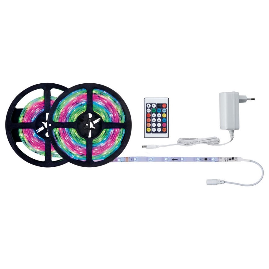 Paulmann 70514 - LED strip RGB/15W dæmpbar SIMPLED 7,5 m 230V + fjernbetjening