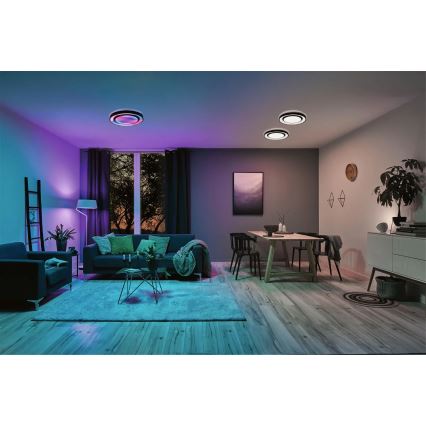 Paulmann 70545 - LED loftlampe dæmpbar RGBW/38,5W RAINBOW 230V 3000-6500K + fjernbetjening