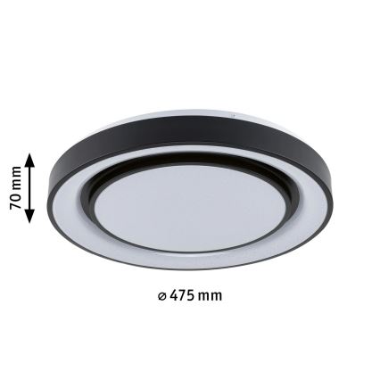 Paulmann 70545 - LED loftlampe dæmpbar RGBW/38,5W RAINBOW 230V 3000-6500K + fjernbetjening