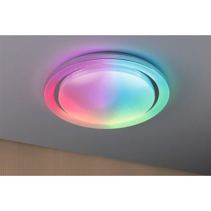 Paulmann 70547 - LED loftlampe dæmpbar RGBW/38,5W RAINBOW 230V 3000-6500K + fjernbetjening