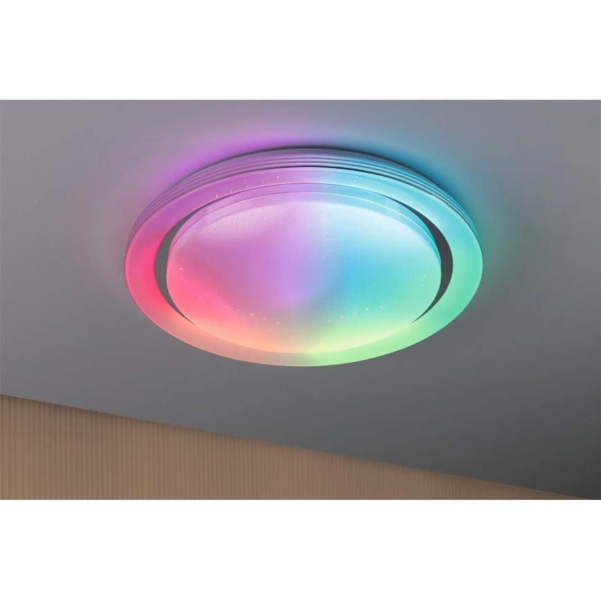 Paulmann 70547 - LED loftlampe dæmpbar RGBW/38,5W RAINBOW 230V 3000-6500K + fjernbetjening