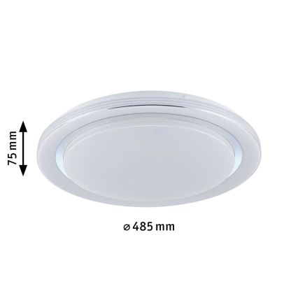 Paulmann 70547 - LED loftlampe dæmpbar RGBW/38,5W RAINBOW 230V 3000-6500K + fjernbetjening