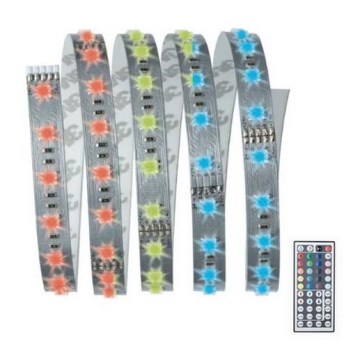 Paulmann 70587 - LED RGB/20W dæmpbar MAXLED LED-strip 1,5m 230V + fjernbetjening