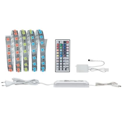 Paulmann 70587 - LED RGB/20W dæmpbar MAXLED LED-strip 1,5m 230V + fjernbetjening
