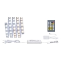 Paulmann 70623 - LED/10W IP44 Badeværelsesstrip dæmpbar MAXLED 1,5 m 2700-6500K 230V + fjernbetjening