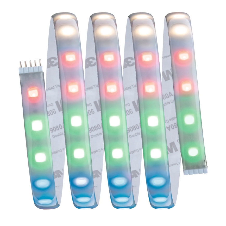 Paulmann 70627 - LED RGB/18W IP44 Badeværelsesstrip dæmpbar MAXLED 1,5 m 230V + fjernbetjening