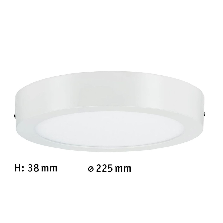 Paulmann 70642 - LED/12,5W Loftlampe LUNAR 230V diameter 22,5 cm hvid