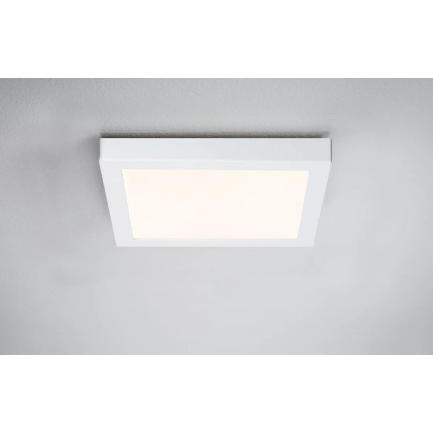 Paulmann 70645 - LED/12,5W Loftlampe LUNAR 230V 22,5x22,5 cm hvid