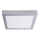Paulmann 70650 - LED/17W Loftlampe LUNAR 230V 30x30 cm mat krom