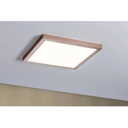Paulmann 70873 - LED/24W Panel dæmpbart ATRIA 230V 2700K 30x30 cm Rosenguld