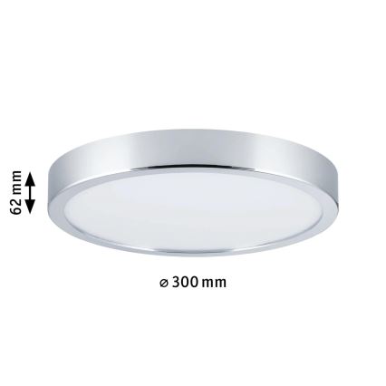 Paulmann 70882-LED/22,5W IP44 Loftlampe til badeværelse dæmpbar AVIAR 230V