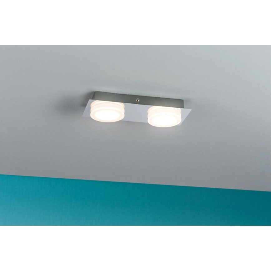 Paulmann 70883 - 2xLED/4,7W IP23 Badeværelses væglampe DORADUS 230V