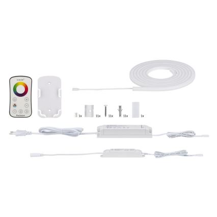 Paulmann 70966 - LED-RGB/27W IP67 udendørs dæmpbar strimmel FLOW 3m 230/24V