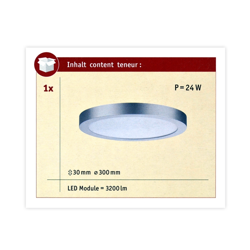 Paulmann 70983 - Loftlampe LED/22W ABIA 230V