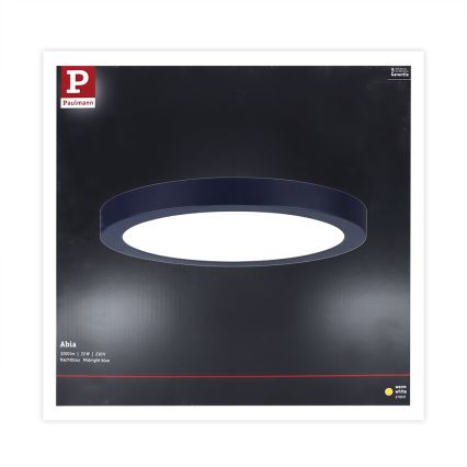 Paulmann 70986  - Loftlampe ABIA LED/22W 230V mørkeblå