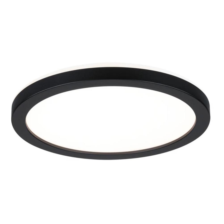 Paulmann 70997 - LED/11,2W Fastmonteret panel ATRIA 230V 3000K diameter 19 cm sort