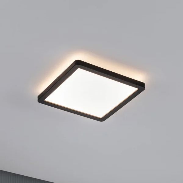 Paulmann 71000 - LED/11,2W Fastmonteret panel ATRIA 230V 3000K 19x19 cm sort