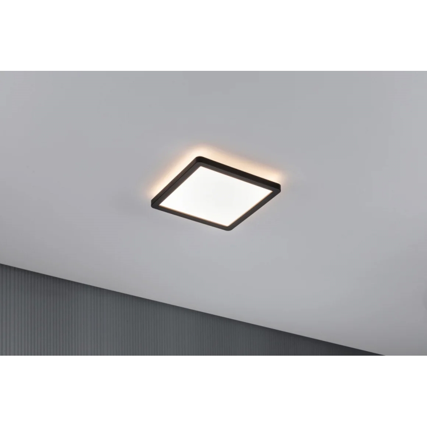Paulmann 71000 - LED/11,2W Fastmonteret panel ATRIA 230V 3000K 19x19 cm sort
