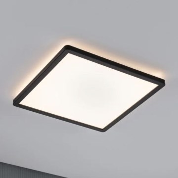 Paulmann 71001 - LED/16W Fastmonteret panel ATRIA 230V 3000K 29,3x29,3 cm sort