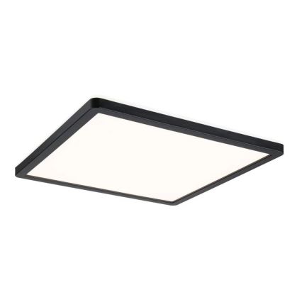 Paulmann 71001 - LED/16W Fastmonteret panel ATRIA 230V 3000K 29,3x29,3 cm sort