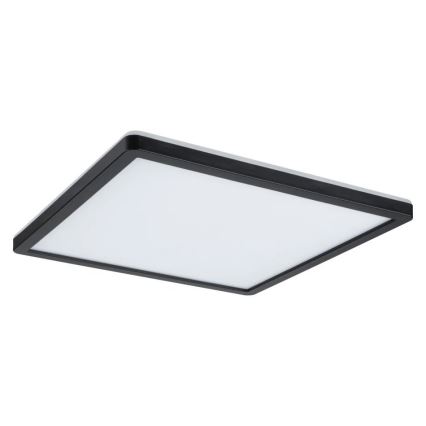 Paulmann 71001 - LED/16W Fastmonteret panel ATRIA 230V 3000K 29,3x29,3 cm sort