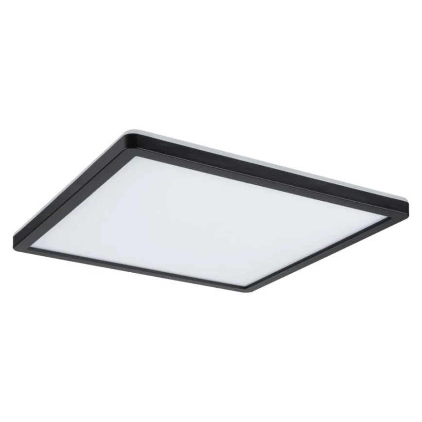 Paulmann 71001 - LED/16W Fastmonteret panel ATRIA 230V 3000K 29,3x29,3 cm sort