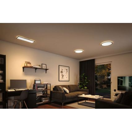 Paulmann 71002 - LED/22W Panel dæmpbart ATRIA 230V 3000K 42x42 cm sort