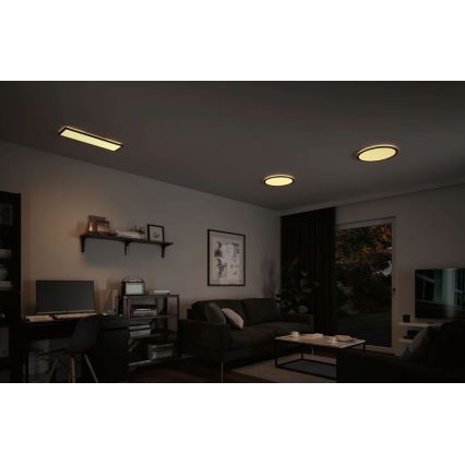 Paulmann 71002 - LED/22W Panel dæmpbart ATRIA 230V 3000K 42x42 cm sort