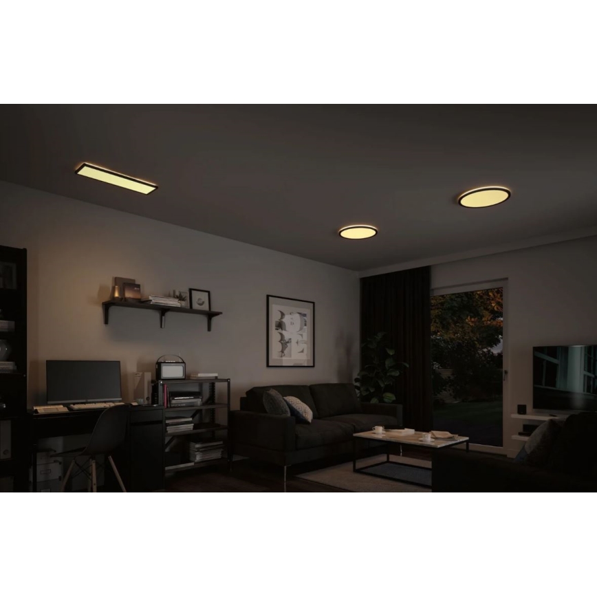 Paulmann 71002 - LED/22W Panel dæmpbart ATRIA 230V 3000K 42x42 cm sort