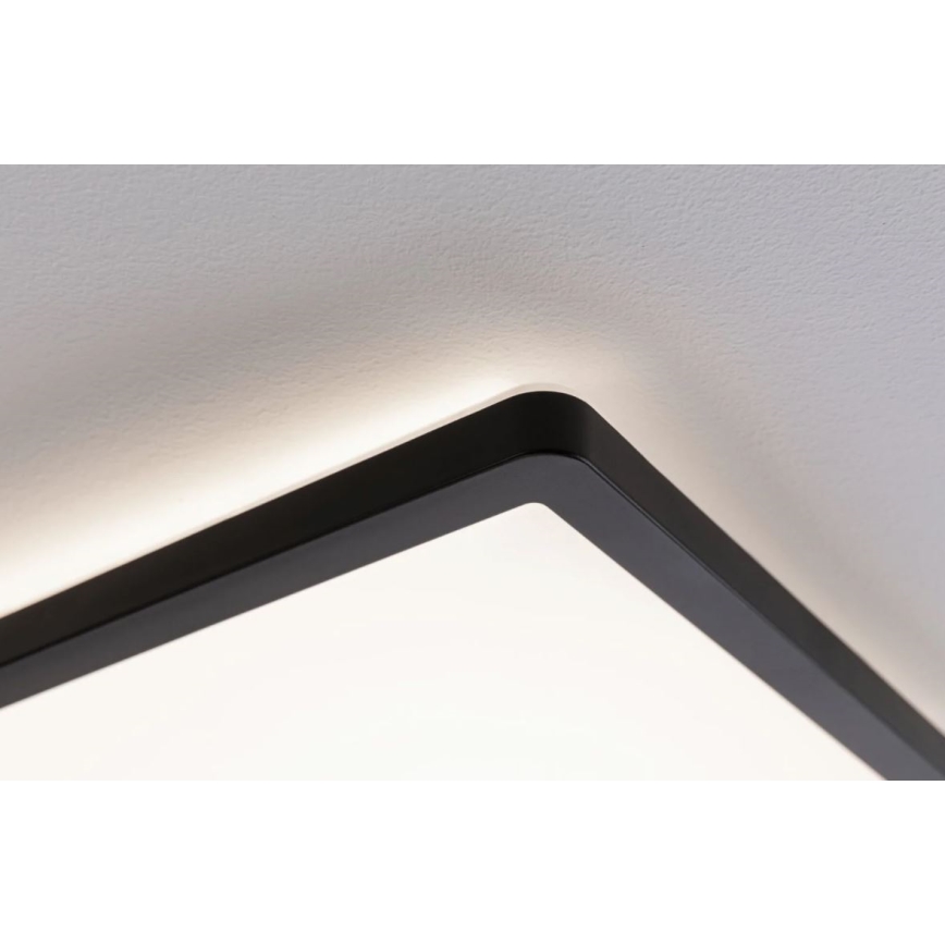 Paulmann 71002 - LED/22W Panel dæmpbart ATRIA 230V 3000K 42x42 cm sort