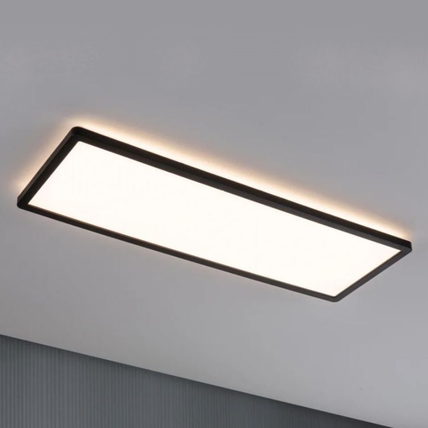 Paulmann 71003 - LED/22W Panel dæmpbart ATRIA 230V 3000K 20x58 cm sort