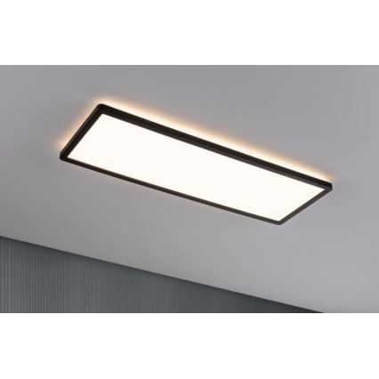 Paulmann 71003 - LED/22W Panel dæmpbart ATRIA 230V 3000K 20x58 cm sort