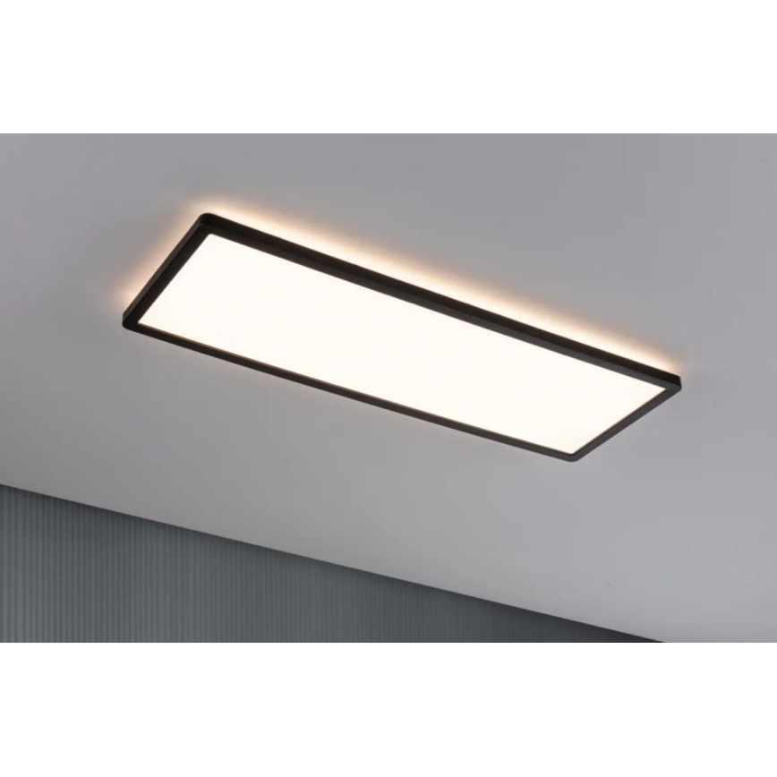 Paulmann 71003 - LED/22W Panel dæmpbart ATRIA 230V 3000K 20x58 cm sort