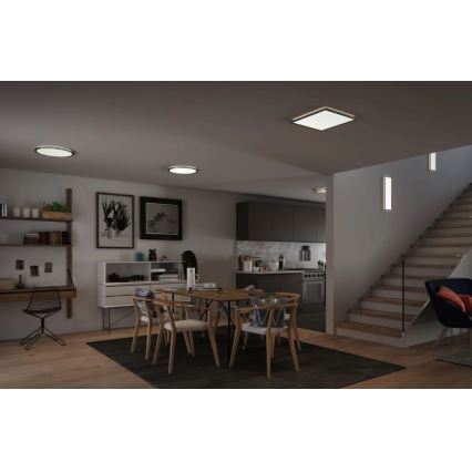 Paulmann 71009 - LED/22W Panel dæmpbart ATRIA 230V 4000K 42x42 cm mat krom