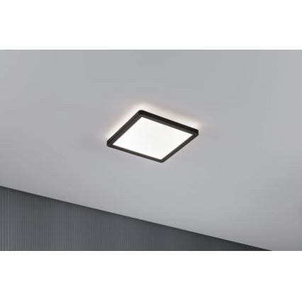 Paulmann 71014 - LED/11,2W Fastmonteret panel ATRIA 230V 4000K 19x19 cm sort