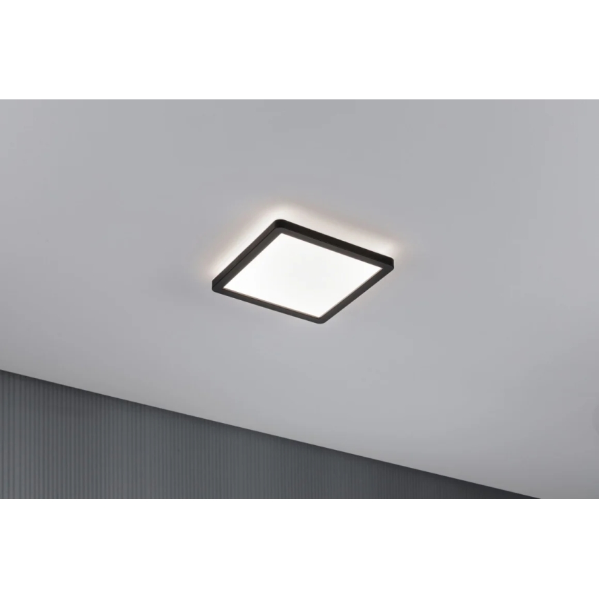 Paulmann 71014 - LED/11,2W Fastmonteret panel ATRIA 230V 4000K 19x19 cm sort