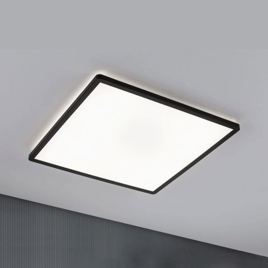 Paulmann 71016 - LED/22W Dæmpbar panel ATRIA 230V 4000K 42x42 cm sort