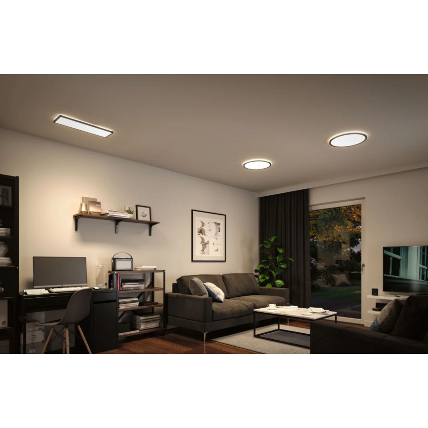 Paulmann 71016 - LED/22W Panel dæmpbart ATRIA 230V 4000K 42x42 cm sort