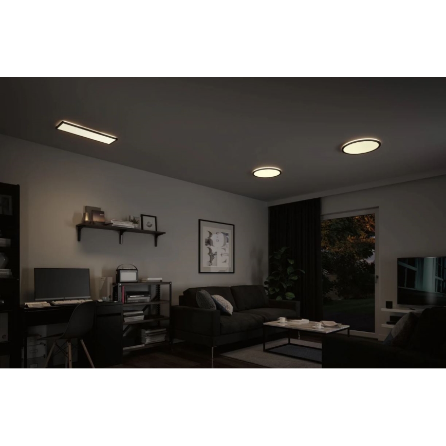 Paulmann 71016 - LED/22W Panel dæmpbart ATRIA 230V 4000K 42x42 cm sort