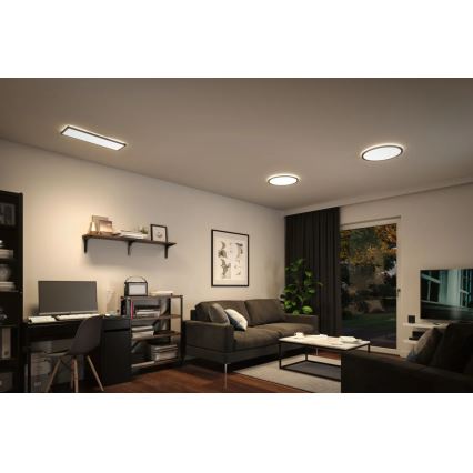 Paulmann 71017 - LED/22W Panel dæmpbart ATRIA 230V 4000K 20x58 cm sort