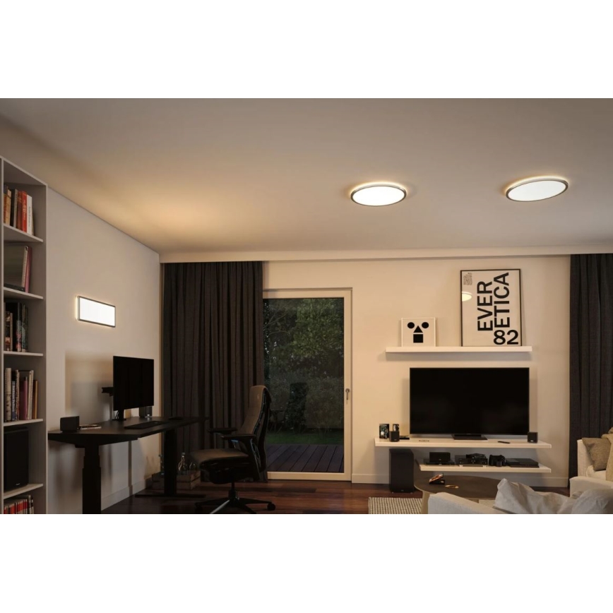 Paulmann 71020 - LED/20W Panel m. RGBW-farver dæmpbart ATRIA 230V 4000K 20x58 cm + fjernbetjening