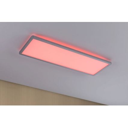 Paulmann 71020 - LED/20W Panel m. RGBW-farver dæmpbart ATRIA 230V 4000K 20x58 cm + fjernbetjening
