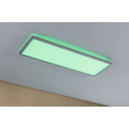 Paulmann 71020 - LED/20W Panel m. RGBW-farver dæmpbart ATRIA 230V 4000K 20x58 cm + fjernbetjening